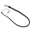 Kiotos Leather Whip Black & Brown 140 cm