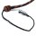 Kiotos Leather Whip Black & Brown 140 cm