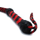 Kiotos Leather Whip Nine Tails Black & Red