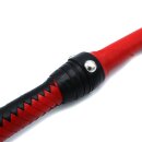 Kiotos Sultan Peitsche aus Leder Schwarz Rot