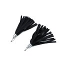 Kiotos Black Leather Earring Whip