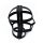 Kiotos Black Leather Head Cage with Zipper