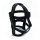 Kiotos Black Leather Head Cage with Zipper
