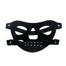 Kiotos Black Leather Face Muzzle the Bane