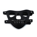 Kiotos Black Leather Face Muzzle the Bane