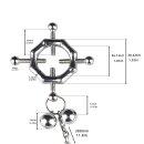 Kiotos Hexagon-Shaped Nipple Clamps Tinkling Bells