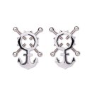 Kiotos Anchor Nipple Clamps with Bells & Studded Harness