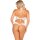 LEG AVENUE Body With Bow And Ruffles White One Size