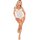 LEG AVENUE Body With Bow And Ruffles White One Size