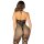 Leg Avenue Flower Print Mesh Bodystocking Black One Size