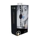 Venice Collection Silicone Ball Gag Black