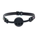 Venice Collection Silicone Ball Gag Black
