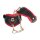 Milan Collection Handcuffs Black/Red