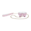 Paris Collection Collar with Leash Pink