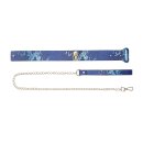 Florence Collection Collar with Leash Blue