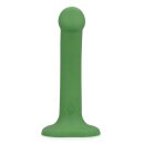 Loveline Non-Phallic Vibrating Dildo - Small - Forest Green
