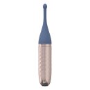 Loveline The Thrill 10 Speed Interchangeable Vibrator - Blue