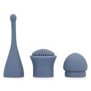 Loveline The Thrill 10 Speed Interchangeable Vibrator - Blue