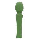 Loveline Powerful Wand Vibrator Massager with Still Handle - Green Mumba