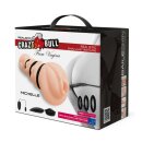 Crazy Bull Michelle Vagina Masturbator with Vibration Beige