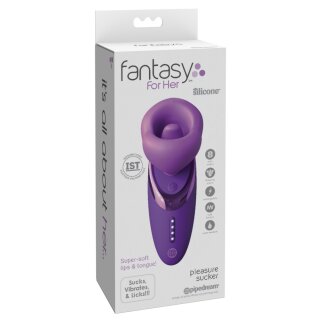 Pipedream Fantasy for Her Pleasure Sucker Purple