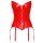 Black Level Vinyl Corset red S