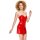 Black Level Lack Kleid rot M