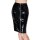 Black Level Vinyl Skirt Zip black L
