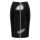 Black Level Vinyl Skirt Zip black L