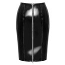Black Level Vinyl Skirt Zip black XL