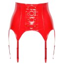 Black Level Vinyl Suspender Straps red 2XL