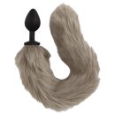 You2Toys Fluffy Tail Grey 3,5 cm