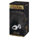 Alive Black & White Fox Tail S