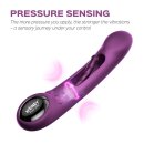 HoneyPlayBox app-controlled G-spot vibrator purple 21.1 cm Ø 3.7 cm