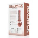 RealRock Vibrating Regular Curved Cock - 6 / 15,5 cm - Tan