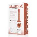 RealRock Vibrating Regular Curved Cock - 8 / 20,5 cm - Tan