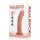 RealRock Vibrating Regular Curved Cock - 8 / 20,5 cm - Tan