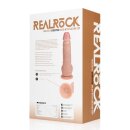 RealRock Vibrating Regular Straight Cock with Balls - 9 / 23 cm - Flesh