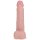 RealRock Vibrating and Rotating Straight Cock with Balls - 8 / 20,5 cm - Flesh