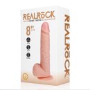 RealRock Vibrating and Thrusting Straight Cock with Balls...
