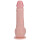 RealRock Vibrating and Thrusting Straight Cock with Balls - 8 / 20,5 cm - Flesh