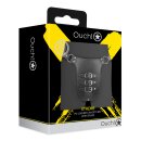 Shots-Ouch Xtreme Chastity Belt with Straps Black