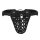 Shots-Ouch Xtreme Chastity Belt with Leg Straps Black