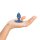 Ouch! Smooth Silicone Anal Plug Small 6.5 cm ø 2.6 cm Blue