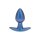 Ouch! Smooth Silicone Anal Plug Small 6.5 cm ø 2.6 cm Blue