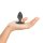 Ouch! Smooth Silicone Anal Plug Medium 7.9 cm ø 3.1 cm Black