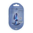 Ouch! Smooth Silicone Anal Plug Medium 7.9 cm ø 3.1 cm Blue