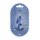 Ouch! Smooth Silicone Anal Plug Medium 7.9 cm ø 3.1 cm Blue