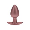 Ouch! Smooth Silicone Anal Plug  Medium 7,9 cm ø 3,1 cm Rose