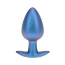 Ouch! Smooth Silicone Anal Plug Large 8.9 cm ø 3.5 cm Blue